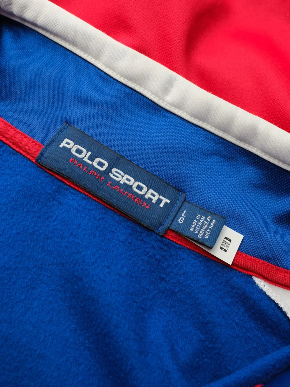 Polo Sport Ralph Lauren Racing Quarter Zip Sweatshirt Pullover Large - Picture 10 of 11